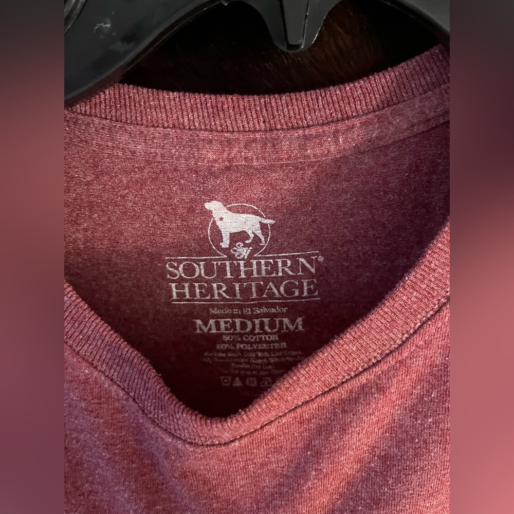 Southern Heritage size medium maroon southern girl short sleeve tshirt - Picture 5 of 6